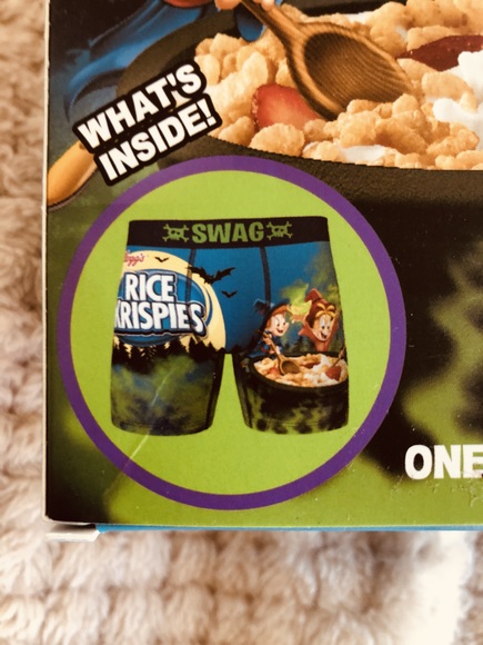 Men‘s new Kellogg‘s Rice Krispies Boxer Brief Shorts L NEW in Box - Picture 2 of 4
